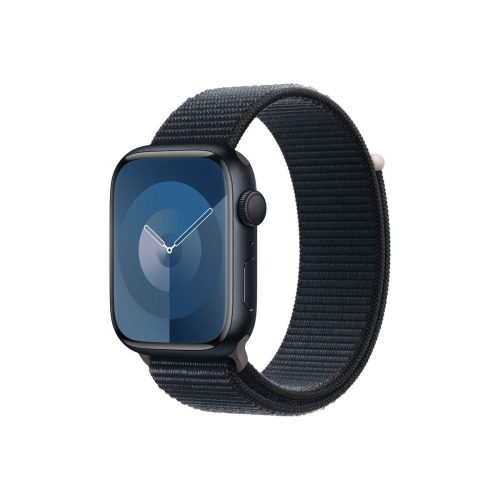 Apple Watch Series 9 GPS 41 mm Midnight Aluminium Case with Sport Loop - Midnight (MR8Y3QH/A)