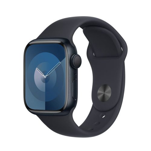 Apple Watch Series 9 GPS 45 mm Midnight Aluminium Case with Sport Band S/M - Midnight (MR993QH/A)