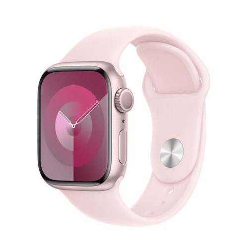 Apple Watch Series 9 GPS 45 mm Pink Aluminium Case with Sport Band M/L - Pink (MR9H3QH/A)